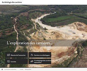 Un nouveau site internet illustre les découvertes archéologiques réalisées dans les carrières françaises